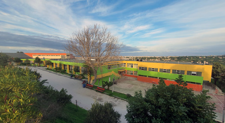 Αεροφωτογραφία του σχολείου